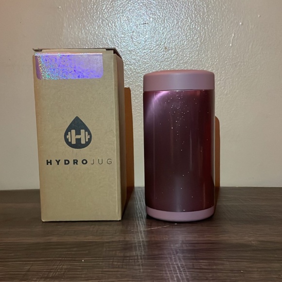 Hydrojug- can cooler 16 oz- Dream (pink shimmer) - Picture 4 of 4